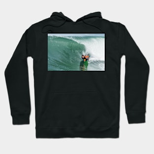 Bodyboarder in action Hoodie